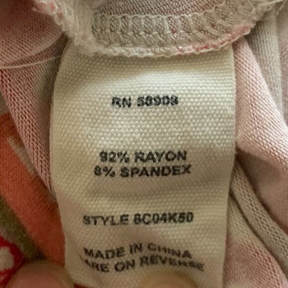 Chelsea & Violet Ruched Tank Dress Tribal Geometric Print Sz M #31H - Picture 6 of 7